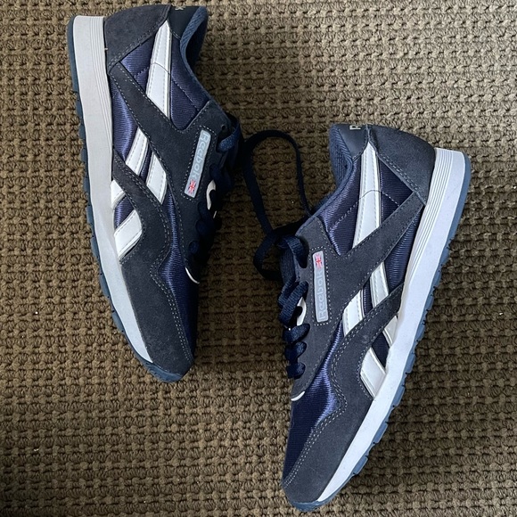 Reebok Classic Nylon Sneaker - NAVY! - Picture 4 of 7